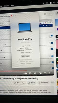 Macbook Pro 2022 M2