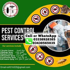 Termite, demak, mosquito, bedbugs, cocroach, Rodent, pest services to