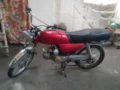 Road Prince 70cc red color mein Har chij okay