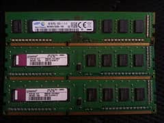 DDR3  6GB RAM SMASUNG & KINGSTON