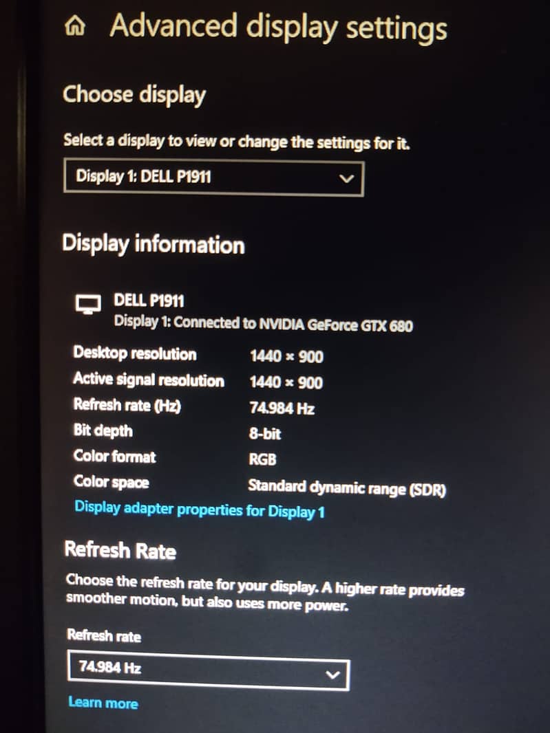 Dell 19 inch led 5