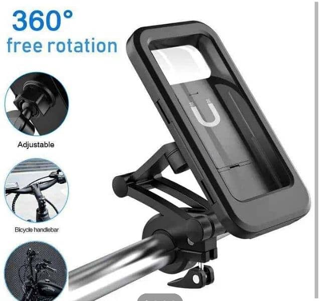 Waterproof Bike and Bicycle Mobile Phone Holder 0