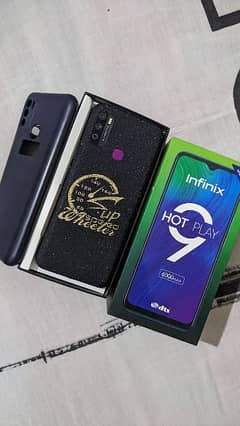 infinix hot 9play good condition 2.32gb Box charger available