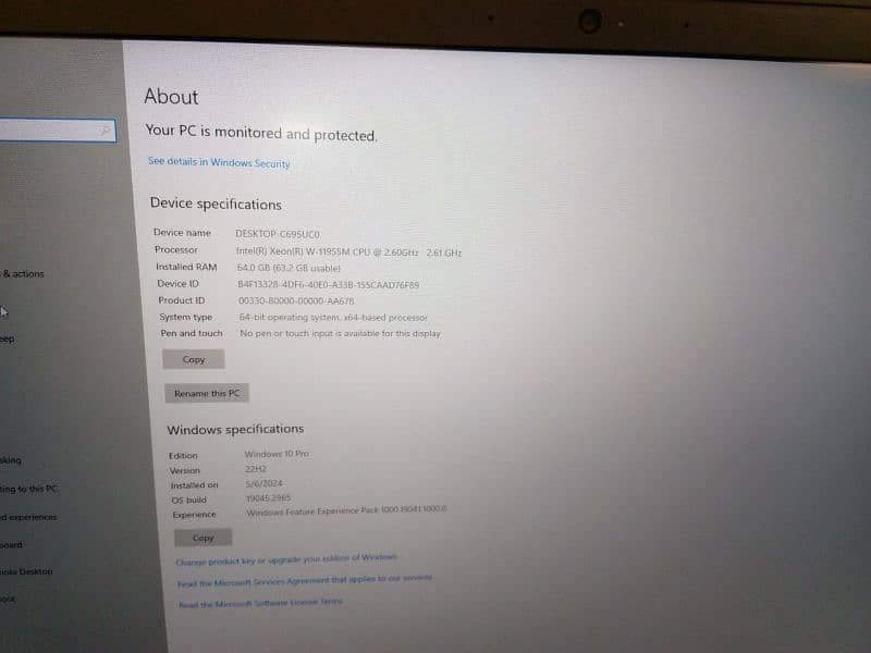 Dell Precision 7560 Laptop 15.6" 4K display 3