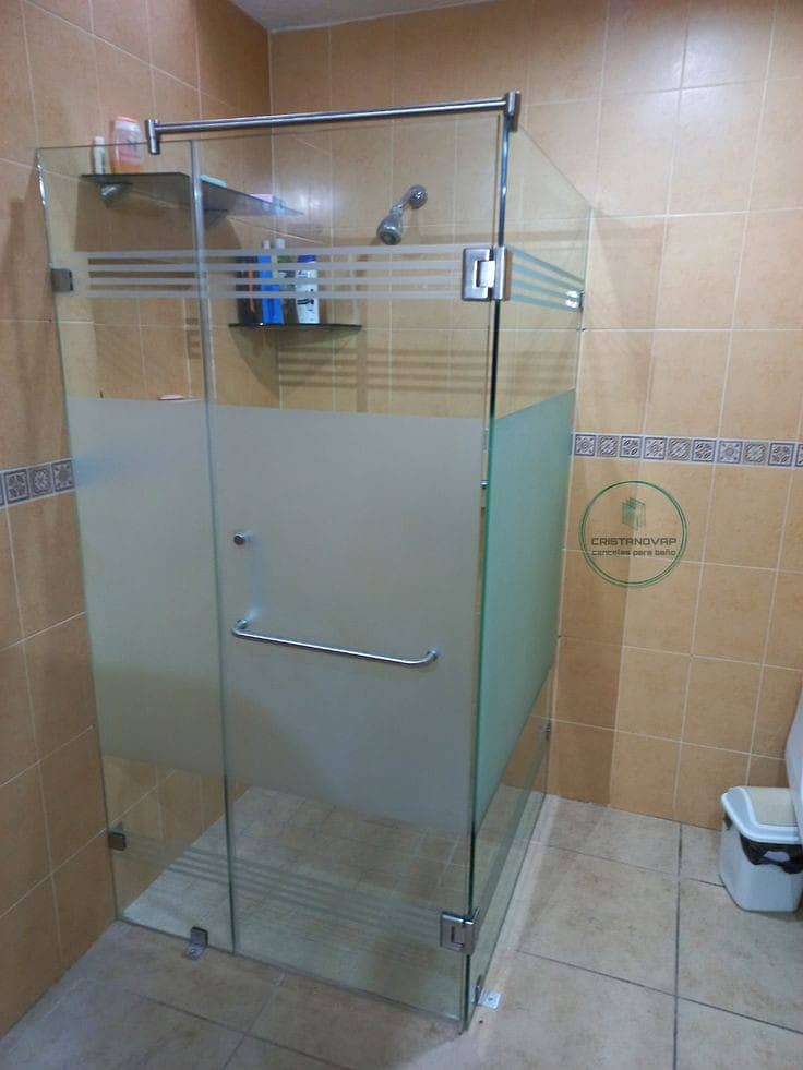 Glass House shower cabin , stairs Railings, glass flooring 1