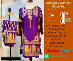 New 2 PC's women's stitch suit