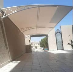 car parking shades/PVC Tensile Fiber/Tensile Shade/Canopies/green net