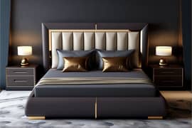 Bed Set / Wooden Bed / King Size Bed / Double Bed / Single Bed