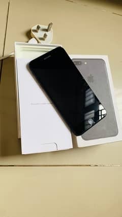 I Phone 7 plus PTA approved 128 gb with orignal box or charger