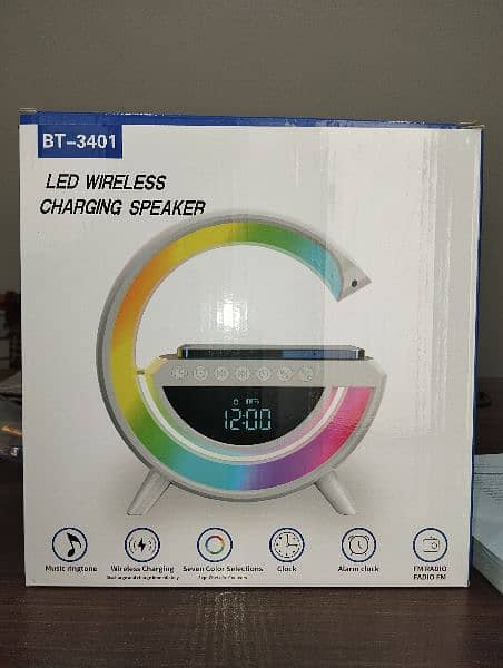 LED wireless charging speaker 2