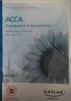 i need acca foundation books if anyone has them then plz contact me