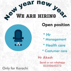 Karachi jobs ( TRB )