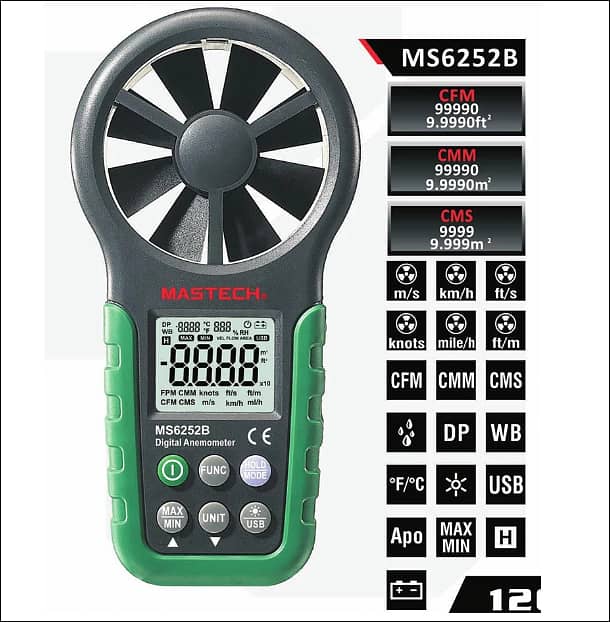 MS6252B	Digital Anemometer 0