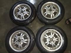 14 Size Aloyrims With Tyres