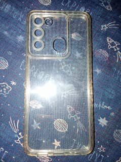 Techno Spark 8c transparent back cover