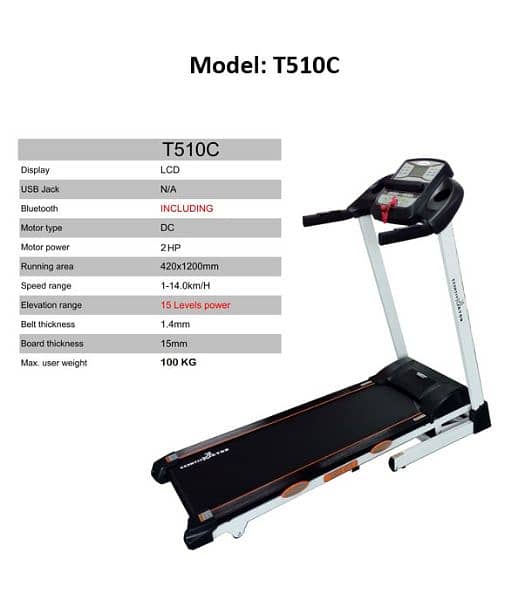 ROYAL FITNESS CANDA Treadmill 510 C & Gym Equipment 0