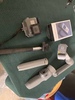 GoPro hero 7 and mobile gimbal good condition