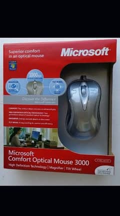 Microsoft comfort optical mouse 3000. . .