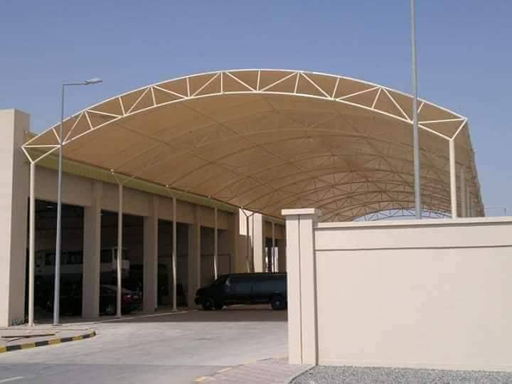 Car Parking Shed - Fiber Shed - Car Porch Shed - Tensile Shed 3