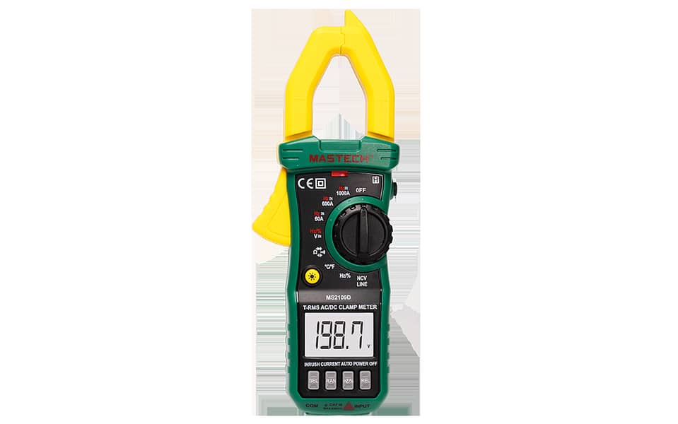 MS2109D	TRUE RMS AC/DC CLAMP METER 0