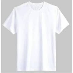 PLAIN WHITE T SHIRT ROUND NECK