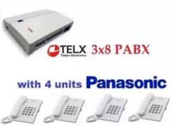 PANASONIC 4 24 TELEPHONE EXCHANGEOME PABX PTCL OFFICES  BUSINESSES