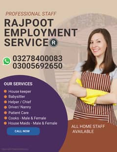 Cook Maids | House Maids | Nanny | Chef | Baby Sitter Maid Available