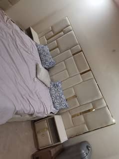 Minor used Bed set-bed-double bed-bedset