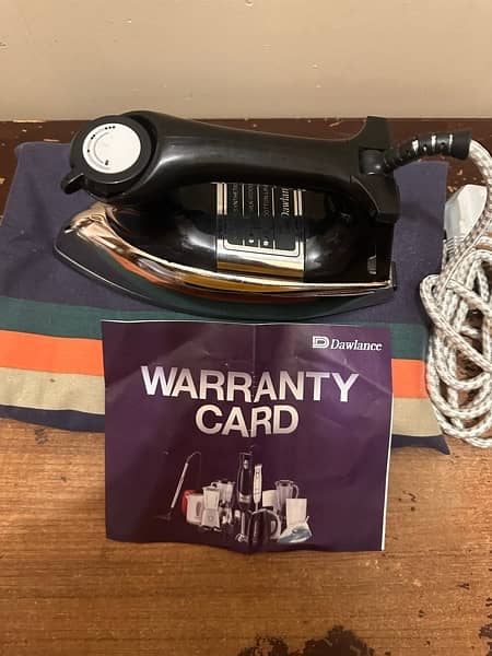 dawlance Dry Iron in 9 months warranty 3