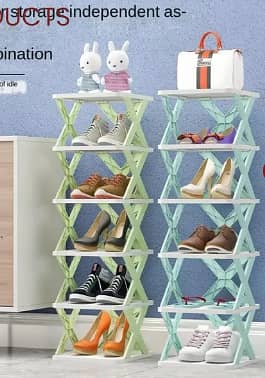 X Shape Shoes Organizer Shoe Rack 1