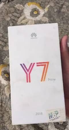 Huawei y7 prime 2018 with box only