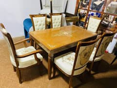 6 seater dining table set wholesale price 03002280913