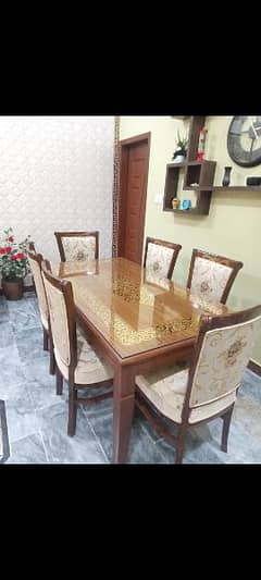 6 seater dining table set wholesale price 03002280913