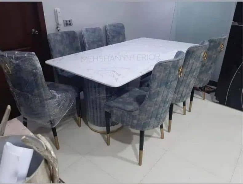 6 seater dining table set wholesale price 03002280913 14