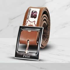 Stylish Brown  Leather Belt for Men
