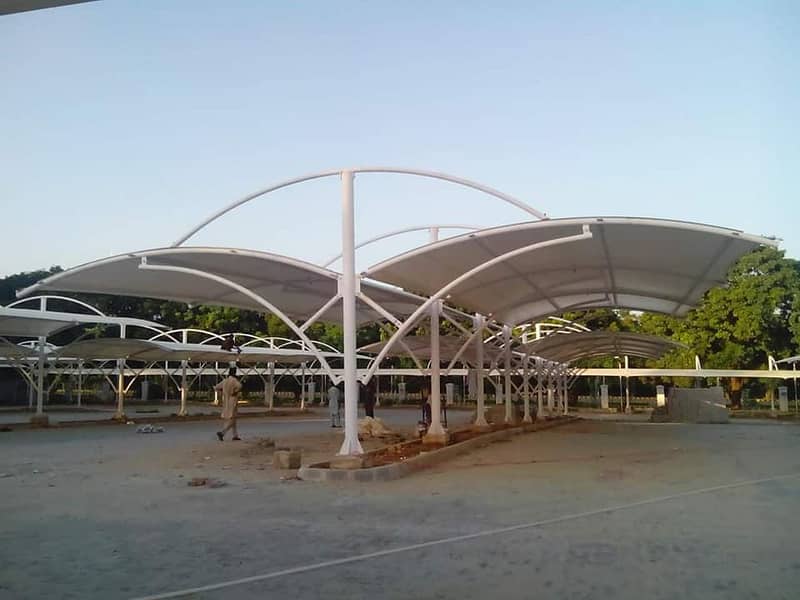 Car Parking Shed - Fiber Shed - Car Porch Shed - Tensile Shed 4