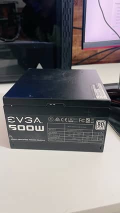 EVGA Power Supply 500w (watts) Slightly Used