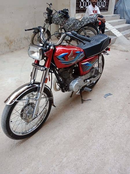 Honda CG 125 karachi no 0