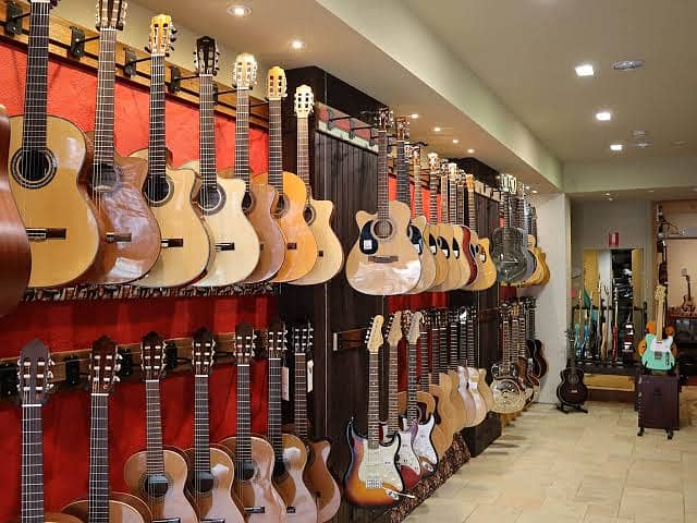 Quality guitars collection at Acoustica guitar shop 2