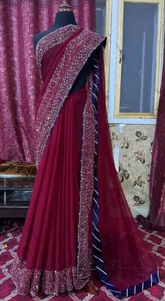 shefoon saree / Suit / Party / Wear / weding wear / Maxi