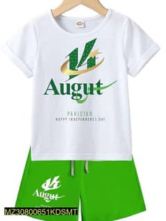 2 Pcs Boy's T shirt and Shorts Set