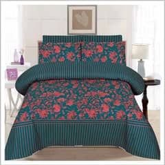 Printed King Size Double BedSheet Set With 2 Pillow Cover Cotton Set