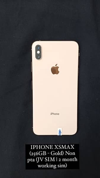 IPHONE XSMAX (256GB - Gold) Non pta (JV SIM | 2 month working sim) 4