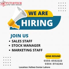 We Are Hiring