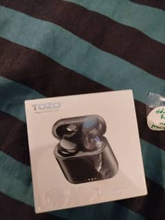 Tozo T6 True Wireless Stereo Black Earbuds, Air pods, BT earphones