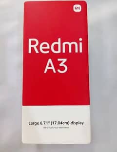 Xiaomi Redmi A3x , 4 Gb ram 128 gb ROM