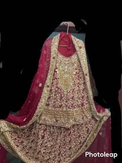 bridal dress/ Dulhan dress/ lehnga choli pure qareep. branded