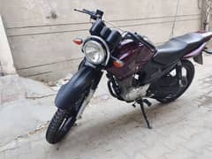 Yamaha YBR 125G Red Colour Punjab Registered