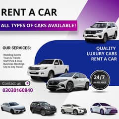 Rent a Car | Car Rental Services | Corolla | Rivo | Fortuner | Civic