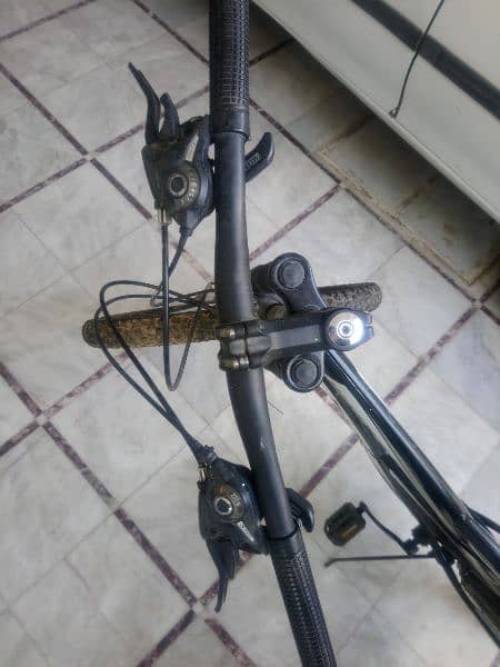 Plus mountain bicycle black colour 7+3 gear  for sale 1